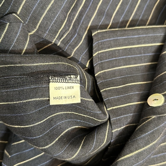 Bryn Walker Linen Oversize LAGENLOOK Wide Leg 2 Piece Set Women's Size M/L - Picture 7 of 16